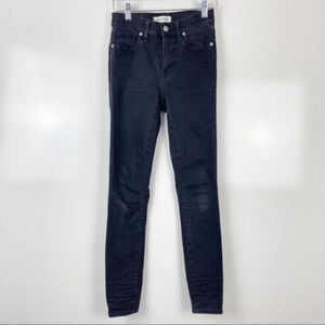 Madewell Black High Riser Skinny Jeans Sz 24
